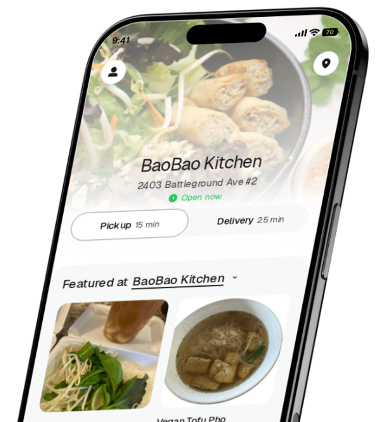 BaoBao Kitchen app preview