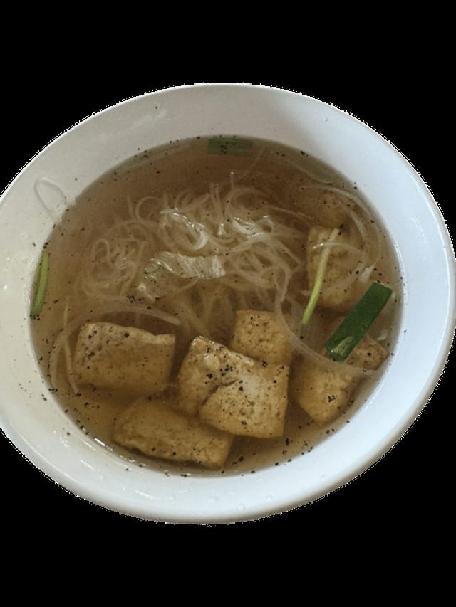 Vegan Tofu Pho.