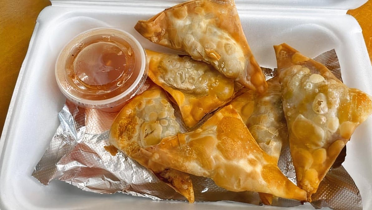 6 Piece Fried Wonton.