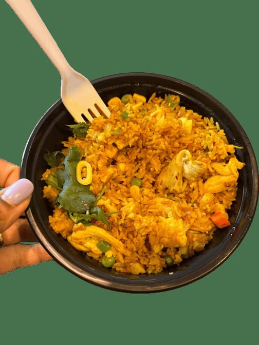 Chicken Curry Lemongrass Fried Rice.