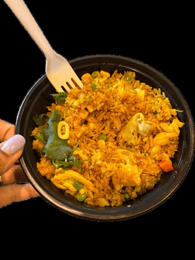 Chicken Curry Lemongrass Fried Rice.