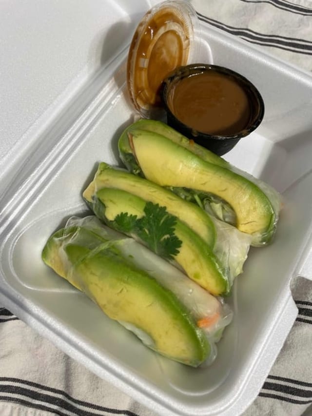 Avocado Fresh Rolls.