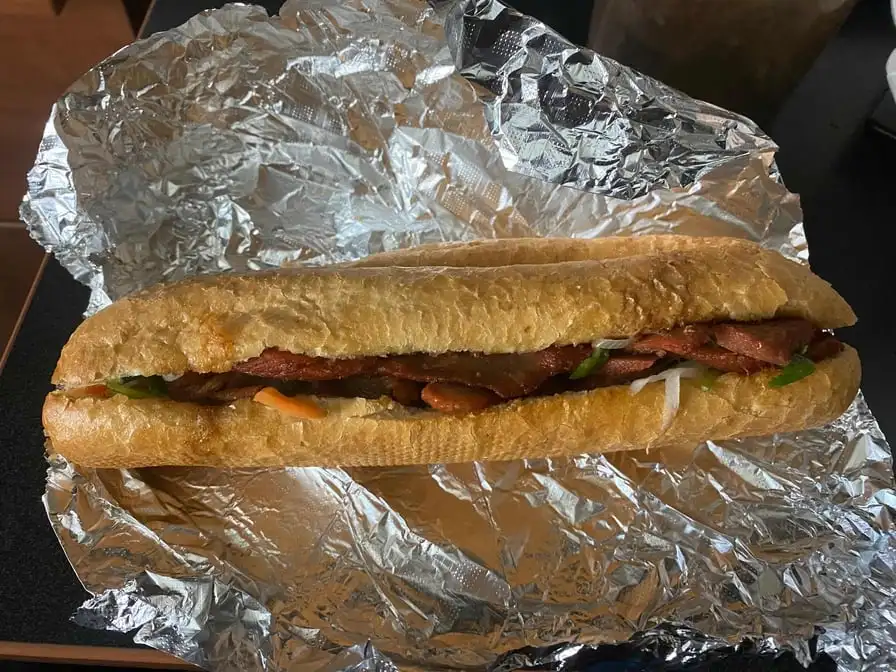 Char Siu Pork Sandwich.