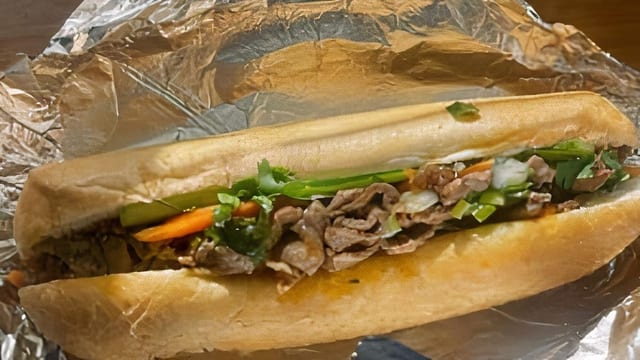 BBQ Steak Sandwich.
