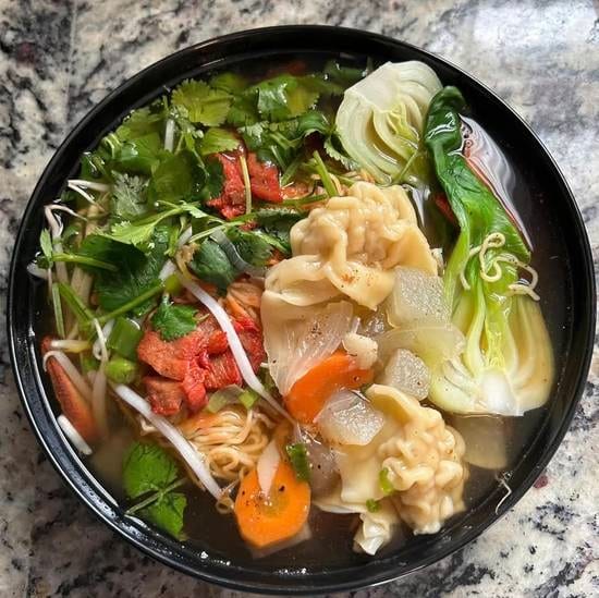 Char Siu Egg Noodle.